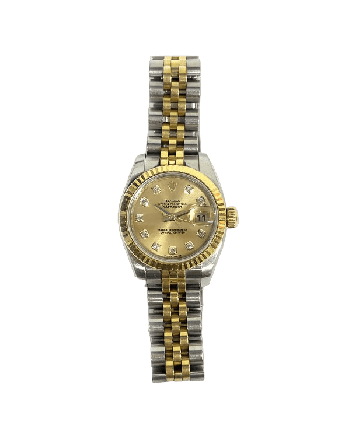 Rolex Datejust 179173 Champagne Diamond Dial Sep 2009